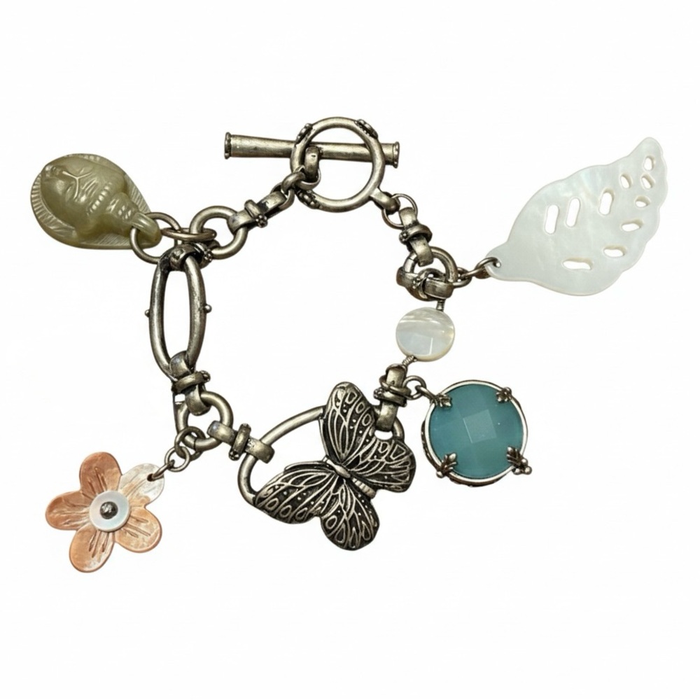 Lucky Brand Silver Charm Bracelet